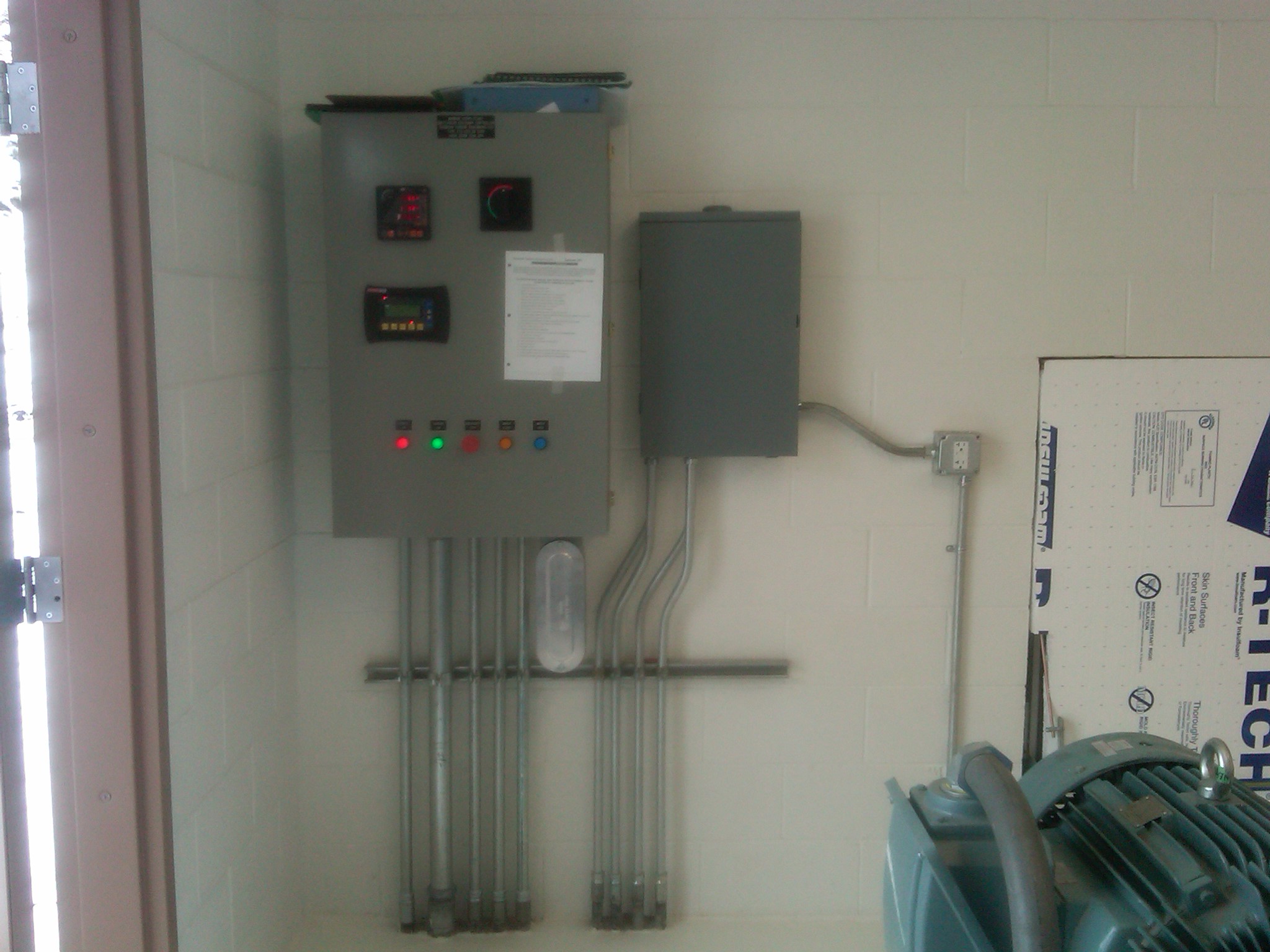 Pelton Hydro Turbine Control Panel