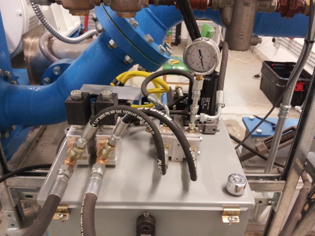 Pelton Hydro Turbine Hydraulic Power Unit