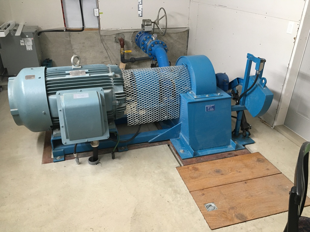 Installed Pelton Turbine-Generator